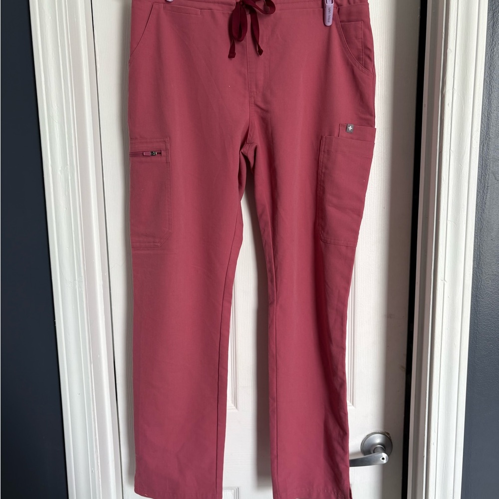 Figs Pink Technical Collection Pants